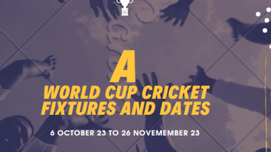 World Cup 2023 Fixtures and Dates