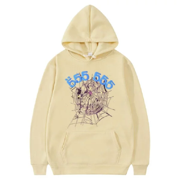 Sp5der-555555-Angel-Number-Khaki-Hoodie t